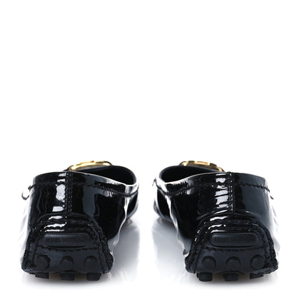 Louis Vuitton Patent Calfskin Oxford Ballerina Flats 38.5 Black 6 of 13