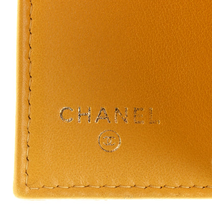 Chanel Caviar Quilted Double Flap Wallet Yellow 7 of 11