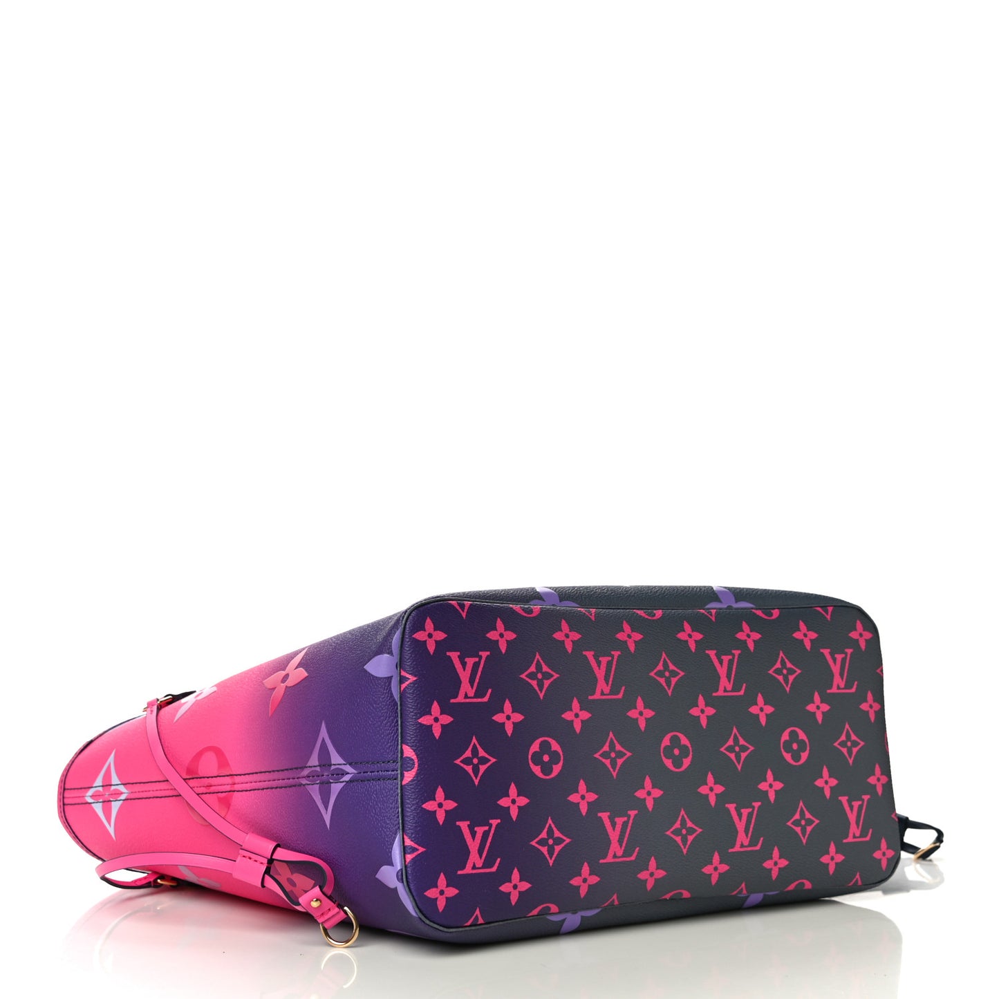 Monogram Giant Spring In The City Neverfull MM Midnight Fuchsia