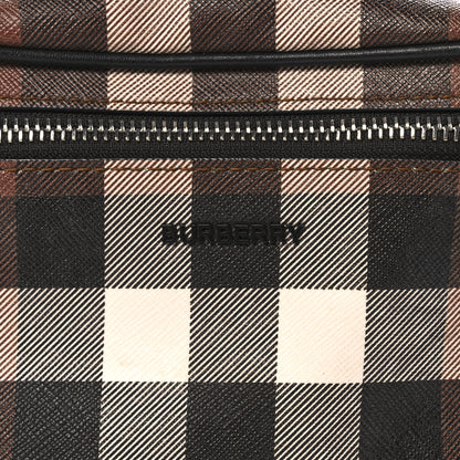 Burberry E-canvas Check Bum Bag Dark Birch Brown 9 of 11
