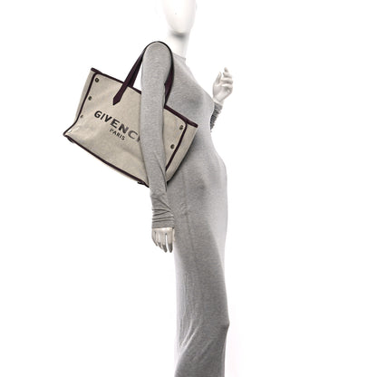 Givenchy Canvas Medium Bond Shopper Tote Aubergine 2 of 10
