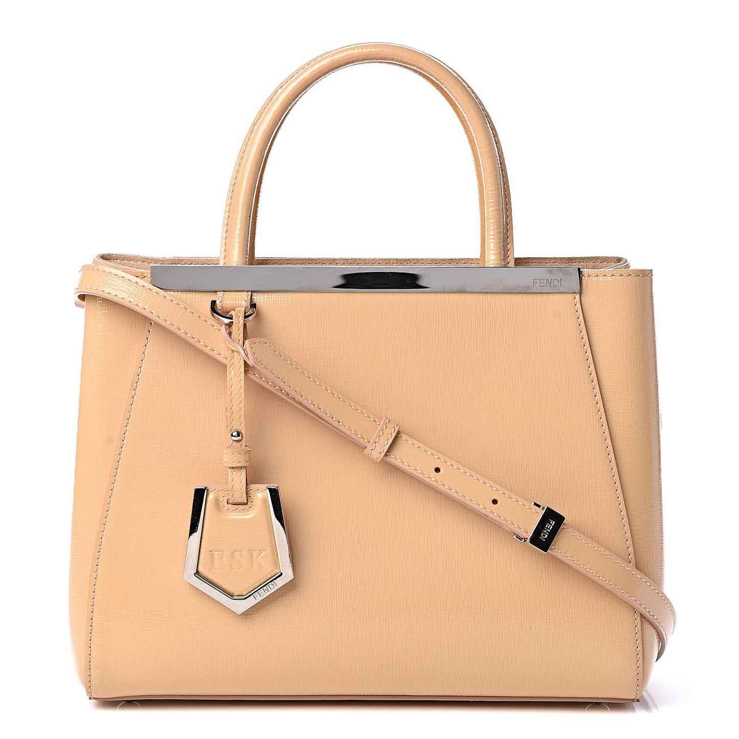 Vitello Vernice Camoscio Petite 2Jours Tote Make Up