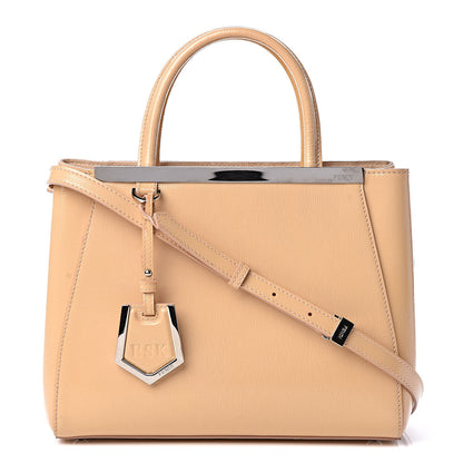Fendi Vitello Vernice Camoscio Petite 2Jours Tote Make Up 1 of 17