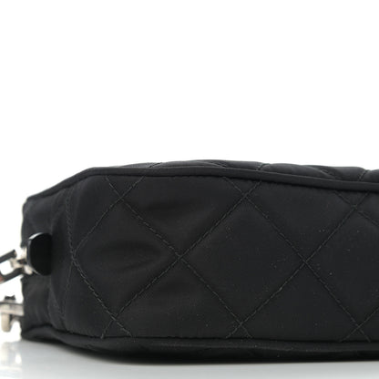 Prada Nylon Tessuto Impuntu Quilted Shoulder Bag Black 9 of 12