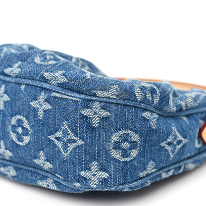 Louis Vuitton Monogram Denim Pochette Valley Blue 9 of 10