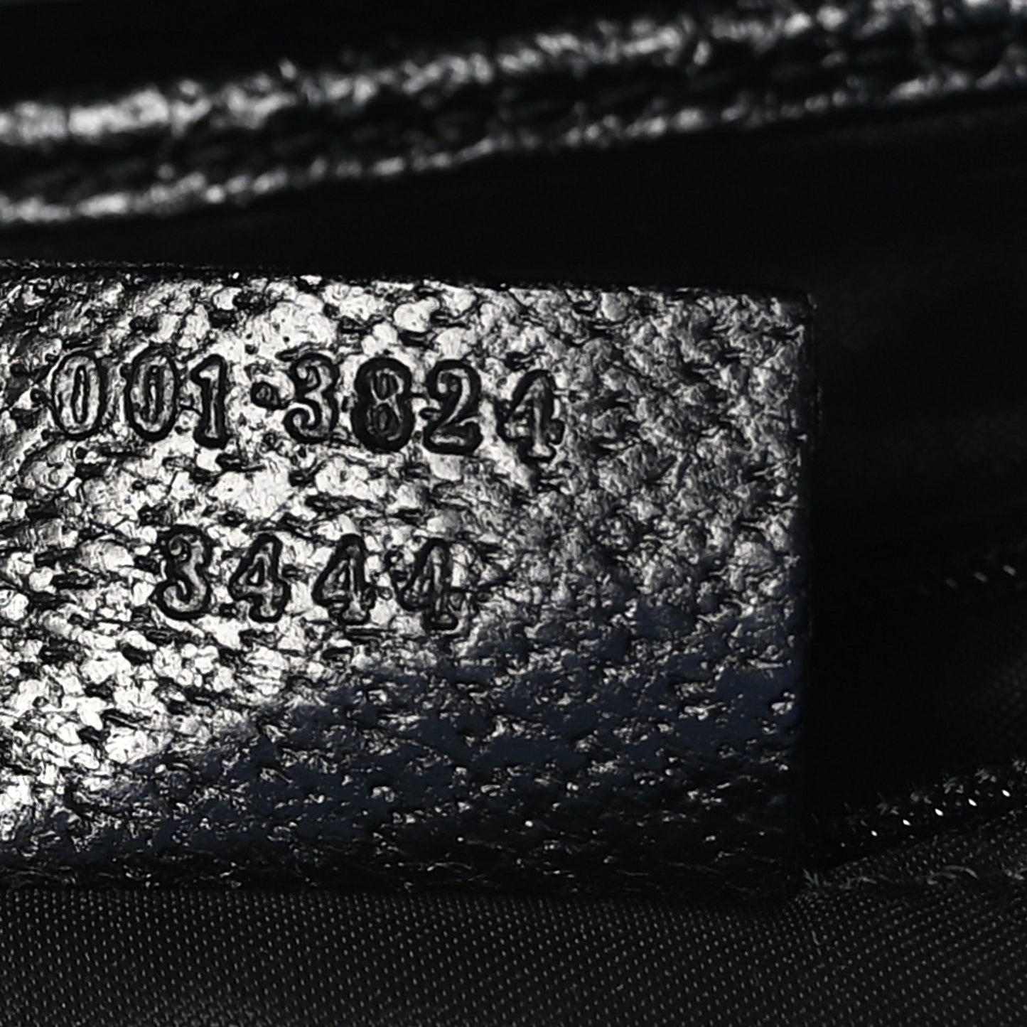 Canvas Textured Dollar Calfskin Small Jackie O Hobo Black