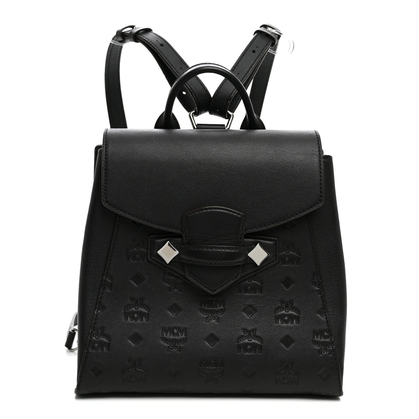 Calfskin Ottomar Monogram Essential Small Backpack Black