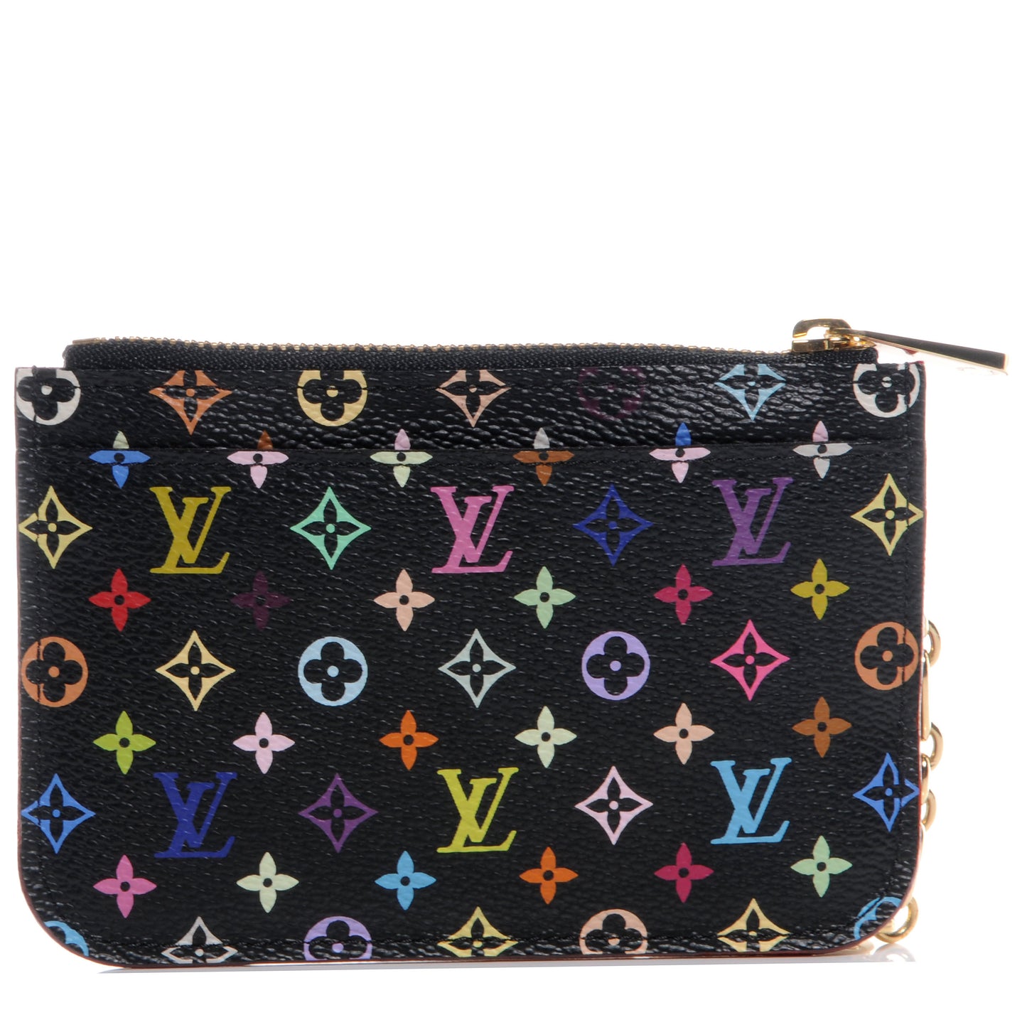 Monogram Multicolor Key Pouch Black Grenade