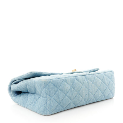 Chanel Denim Quilted 2.55 Reissue 226 Flap Light Blue 4 of 10