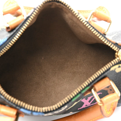 Louis Vuitton Monogram Multicolor Mini Sac HL Speedy Black 5 of 18