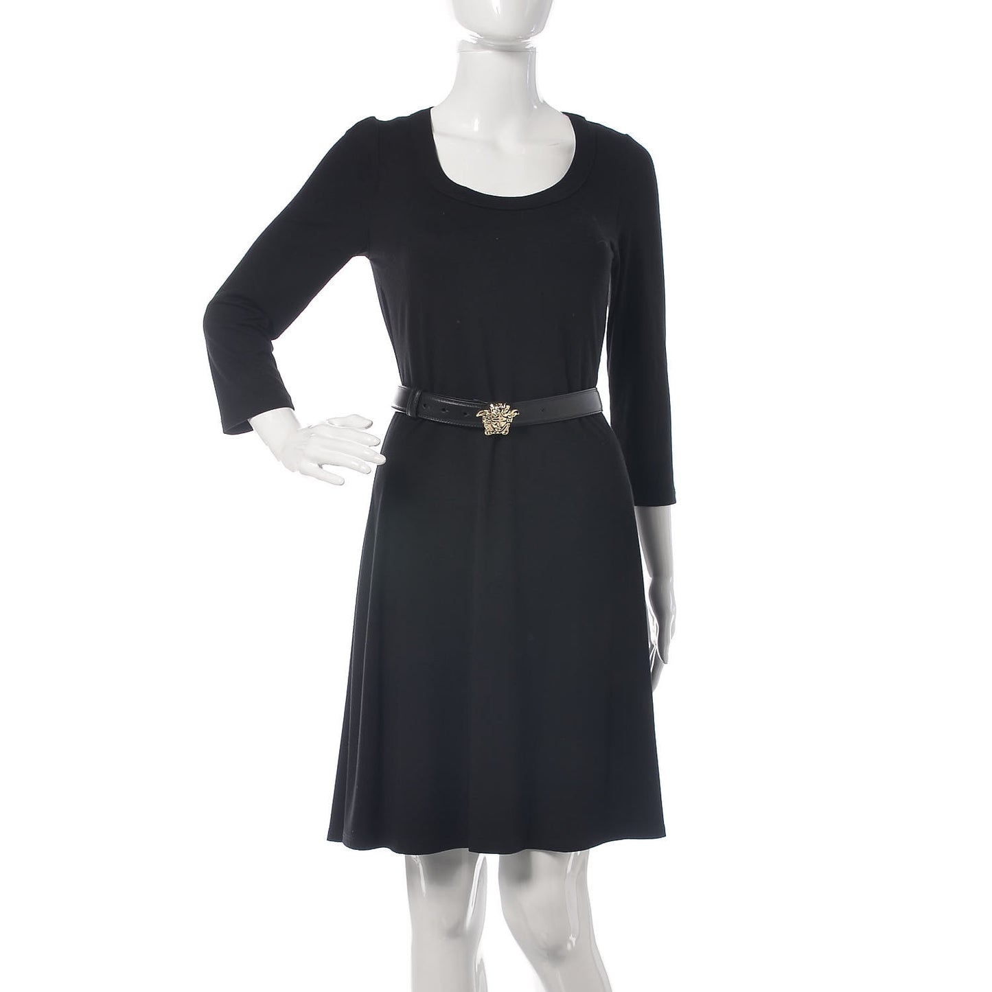 Calfskin Palazzo Medusa Belt 95 38 Black
