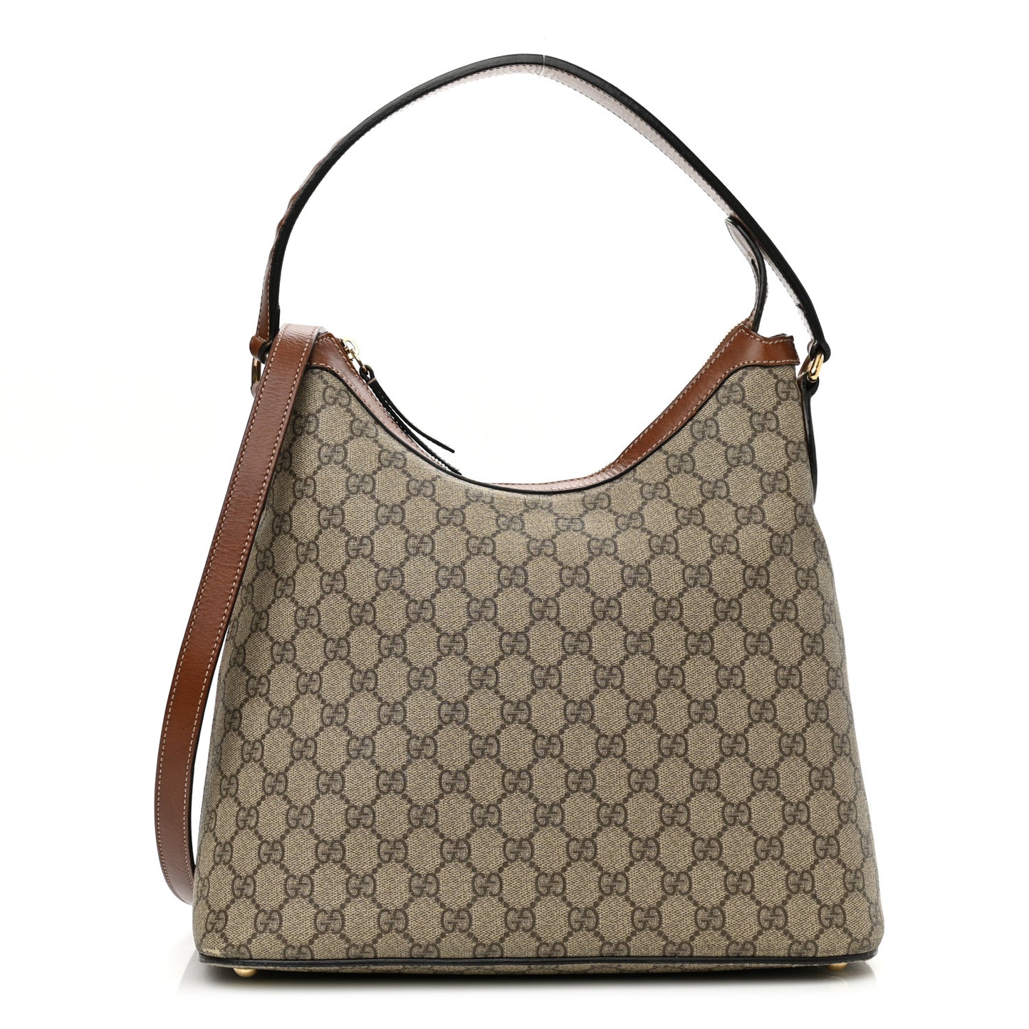 GG Supreme Monogram Linea A Hobo Brown