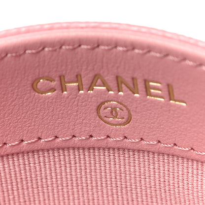 Chanel Caviar Quilted Card Holder Pink 6 of 12