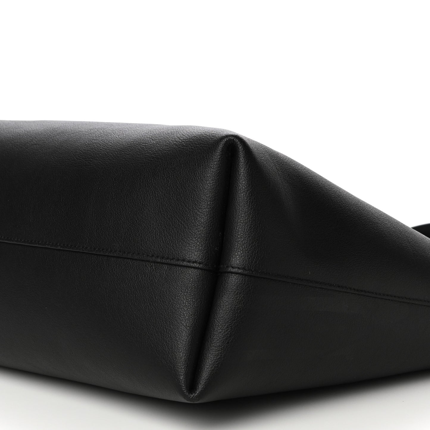 Calfskin Large Shopping Tote Black