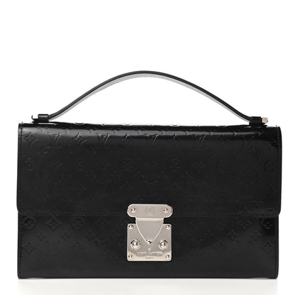 Louis Vuitton Monogram Glace Anouchka Pochette MM Black 2 of 8