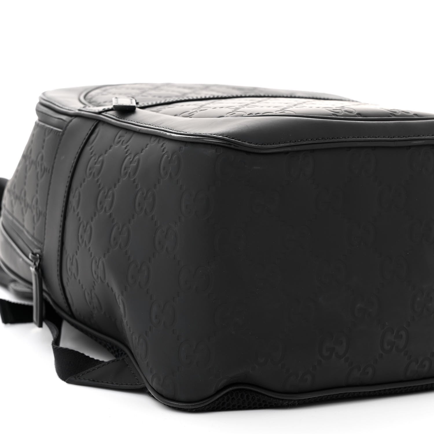 Gucci Rubber GG Backpack Black 10 of 11