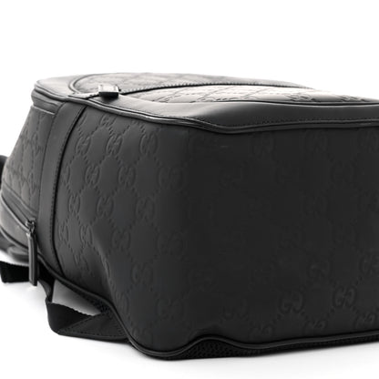Gucci Rubber GG Backpack Black 10 of 11