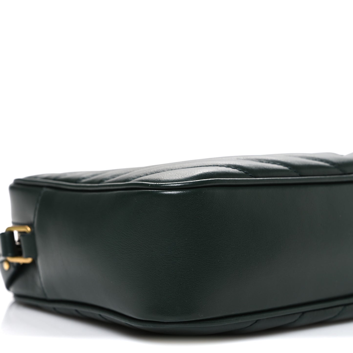 Calfskin Matelasse Monogram Lou Camera Bag Vert Fonce