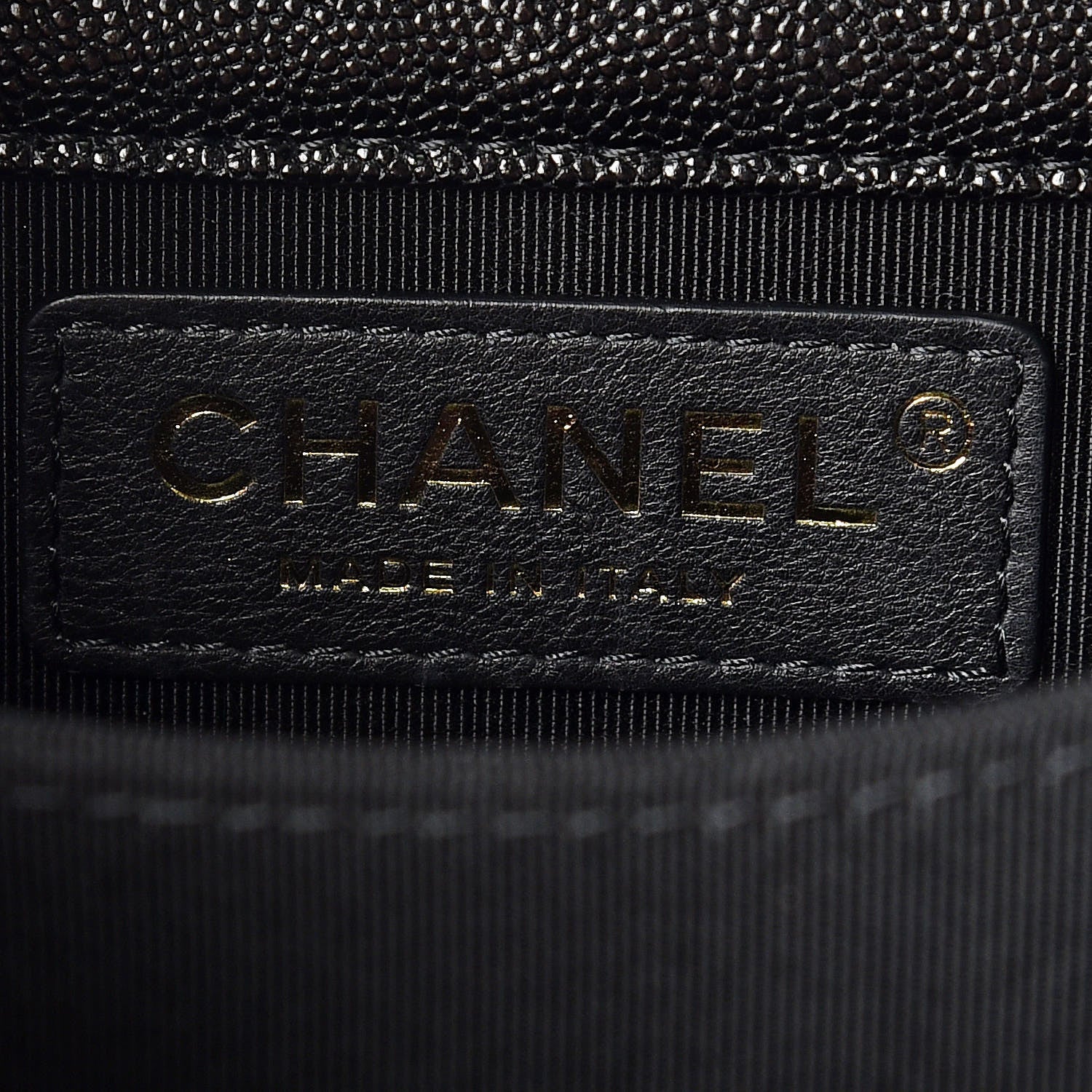 Chanel Caviar Quilted North South Boy Flap Black 8 of 9
