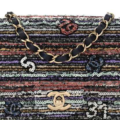Chanel Mixed Fibers Sequin Quilted Mini Flap Multicolor 8 of 10