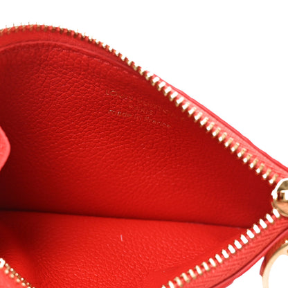 Louis Vuitton Empreinte Monogram Zipped Romy Card Holder Rouge 5 of 7