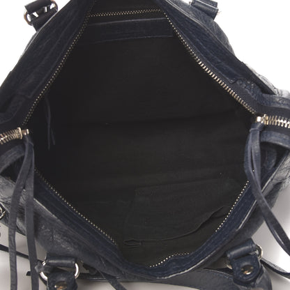 Balenciaga Agneau Classic Silver Hardware S City Bleu Obscur 5 of 12