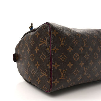 Louis Vuitton Monogram Totem Speedy 30 Magenta 7 of 10
