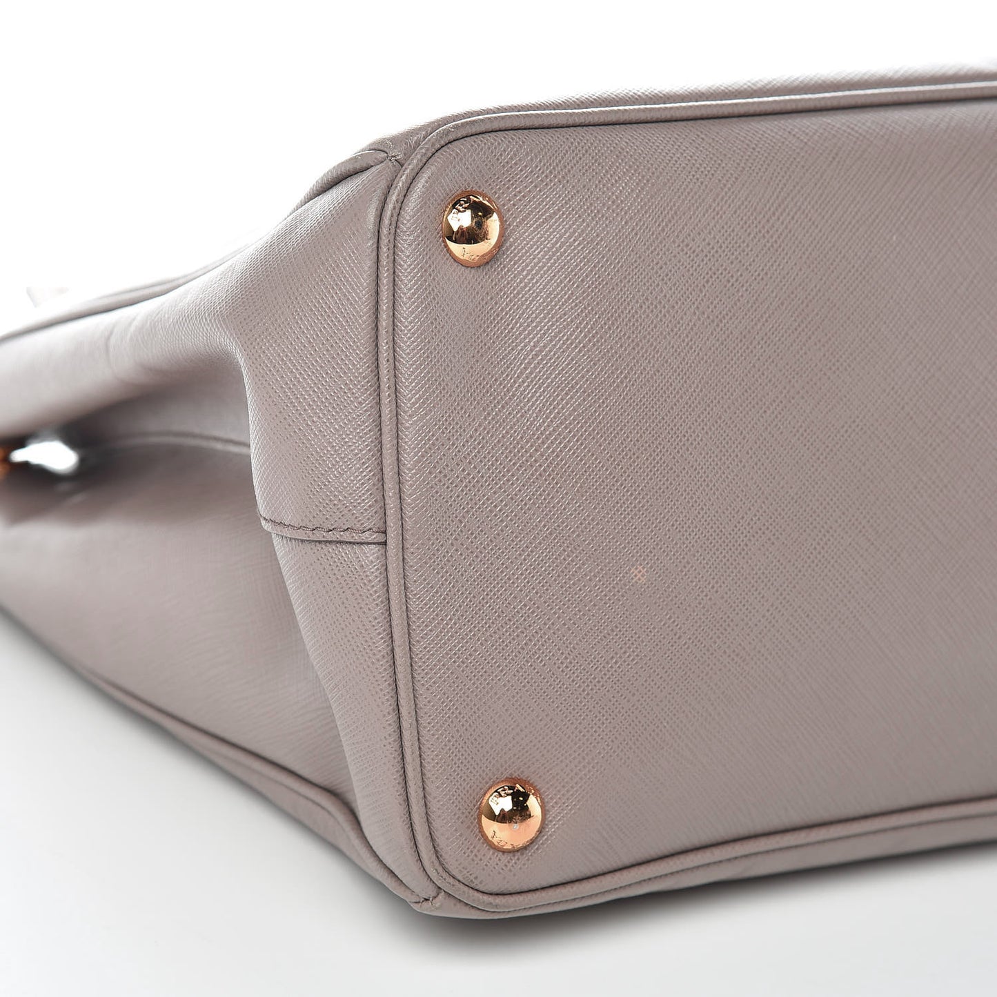 Saffiano Large Galleria Double Zip Tote Argilla