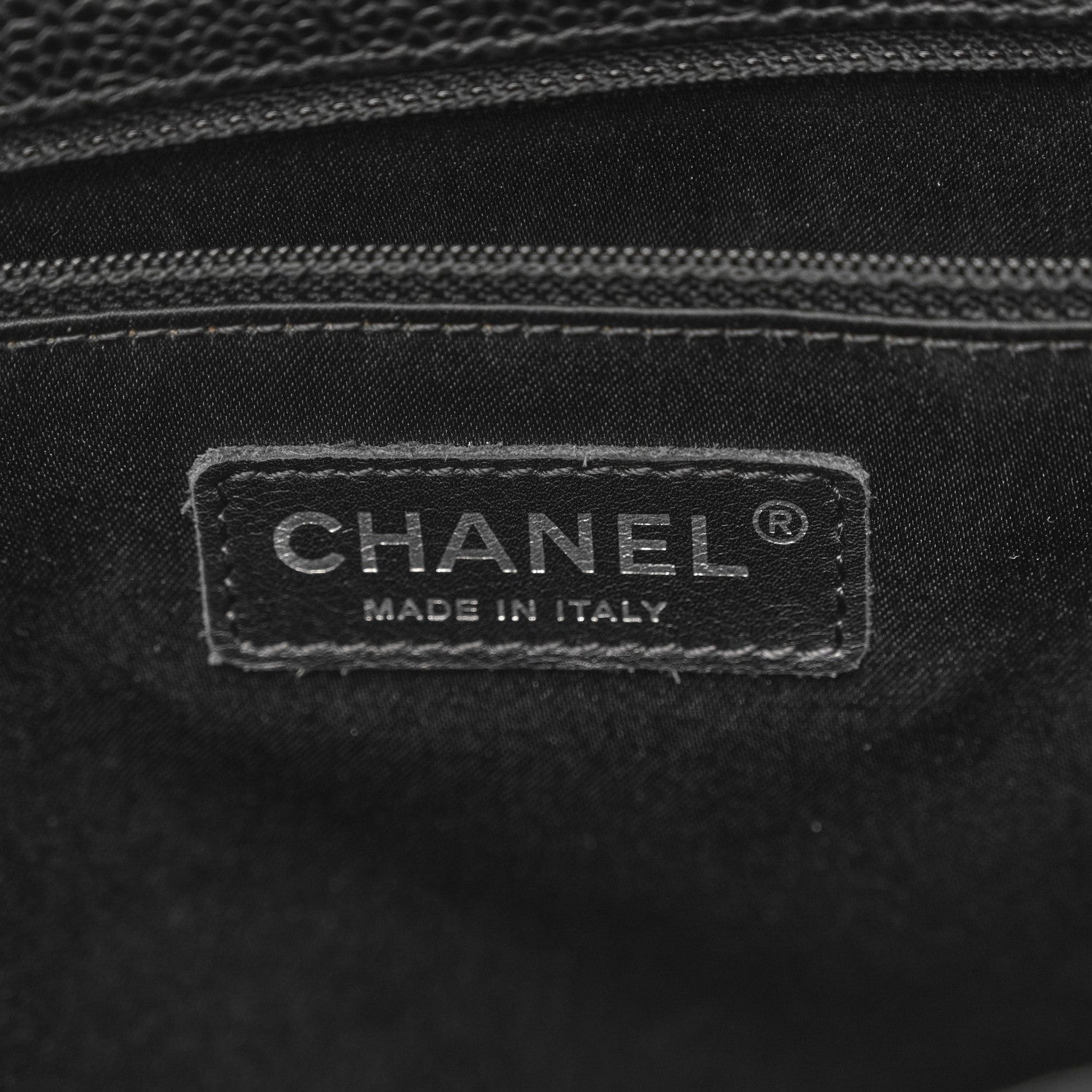 Chanel Caviar Quilted Grand Shopping Tote GST Black 6 of 11
