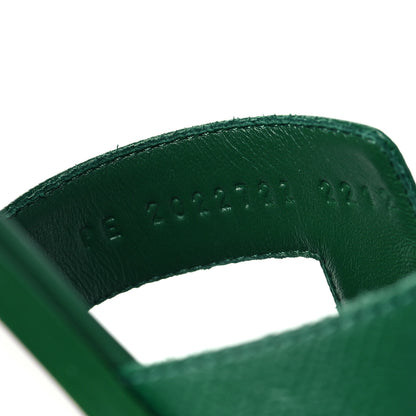 Hermes Epsom Oran Sandals 40 Vert Cactus 8 of 8