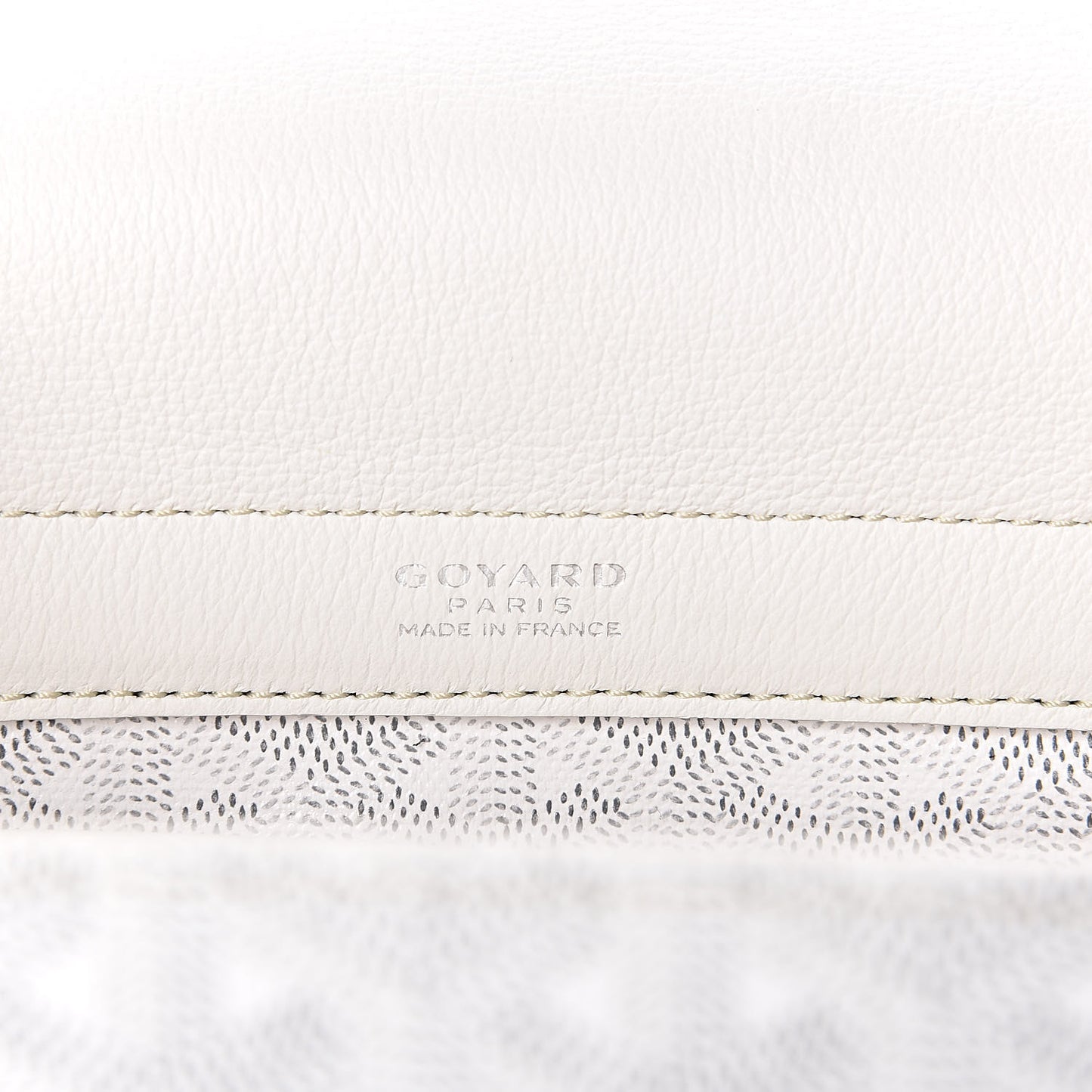 Goyardine Rouette PM White