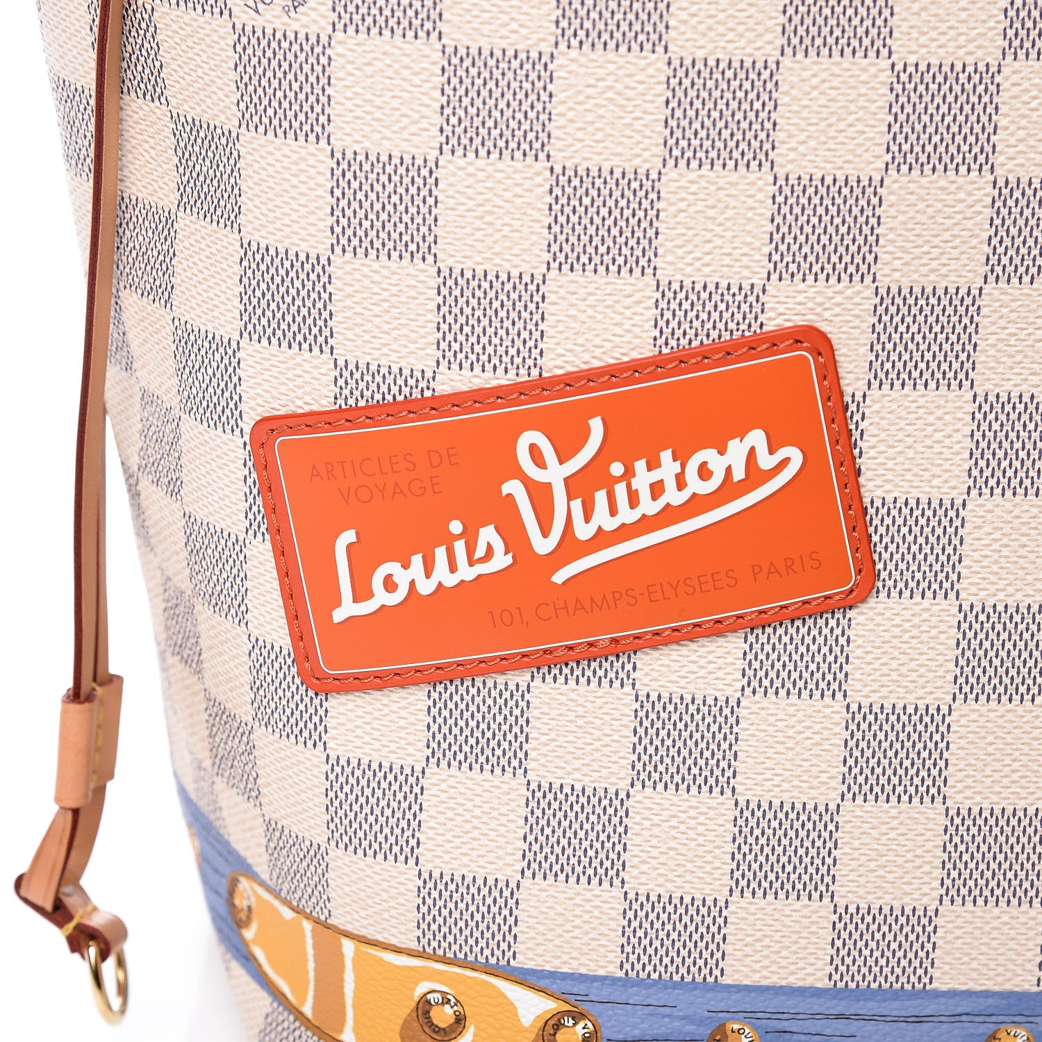 Louis Vuitton Damier Azur Summer Trunks Neo Neverfull MM 11 of 12