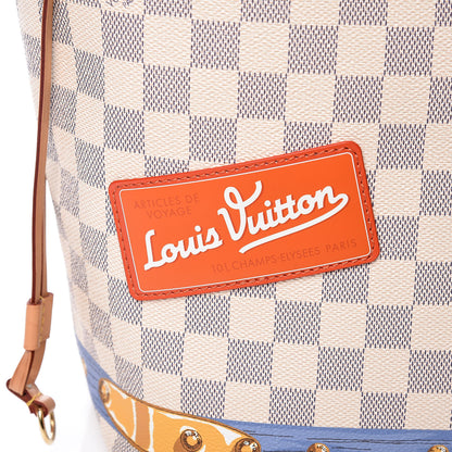 Louis Vuitton Damier Azur Summer Trunks Neo Neverfull MM 11 of 12