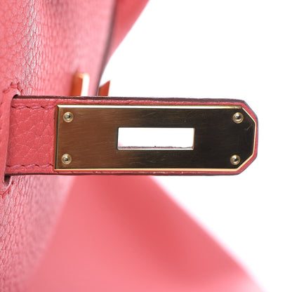 Hermes Taurillon Clemence Birkin 35 Bougainvillea 19 of 33