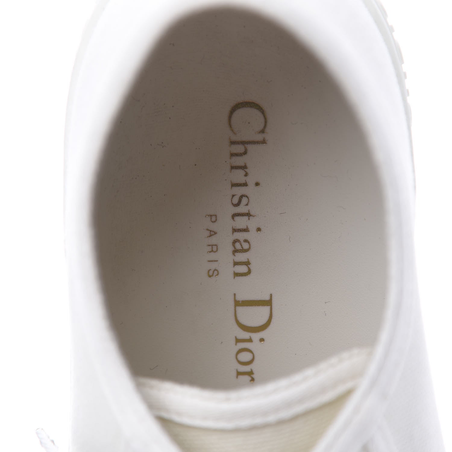 Christian Dior Canvas Walk'n Dior Low Top Sneakers 38 White 8 of 10