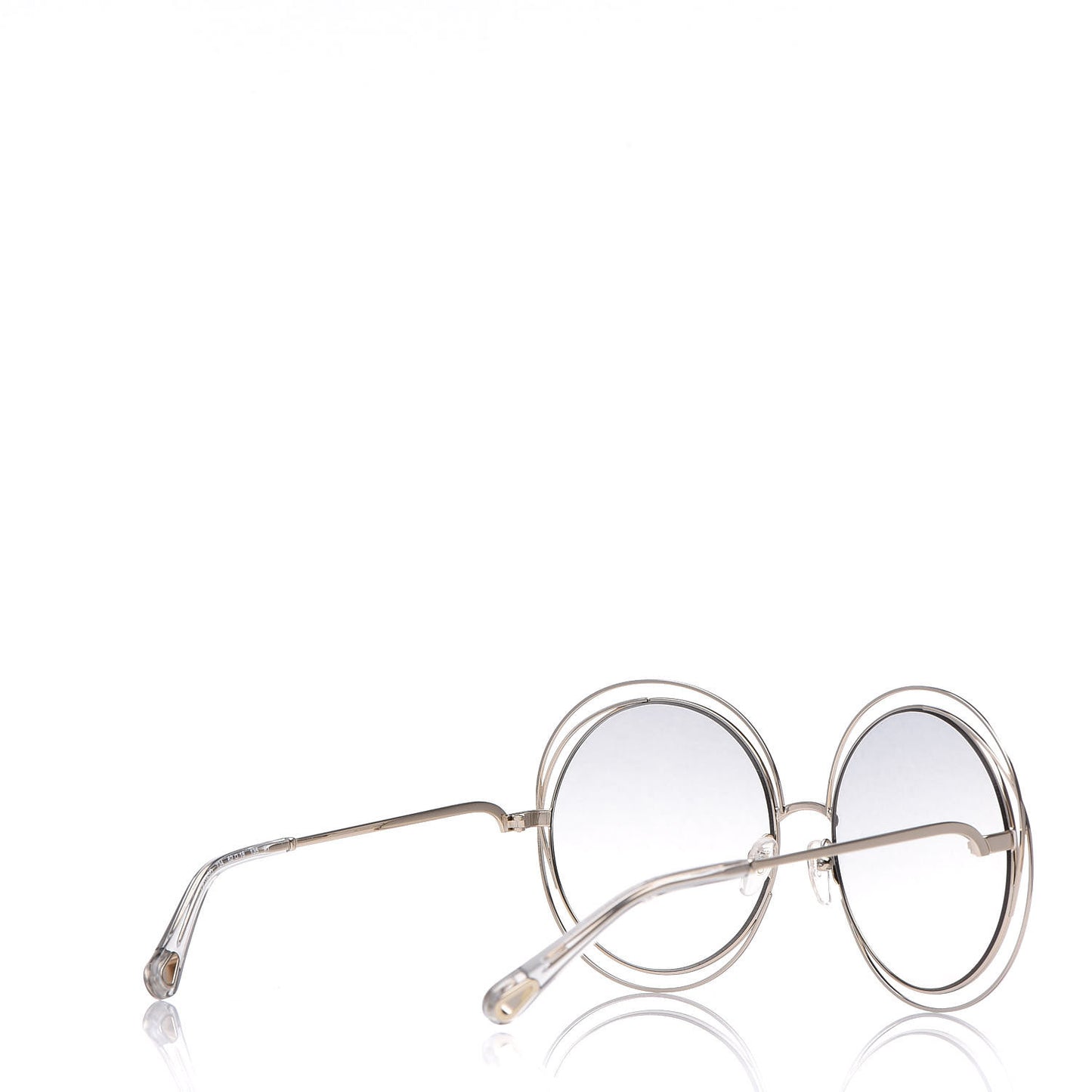 Oversize Round Carlina Oversized Round Sunglasses CE114S Grey Metallic