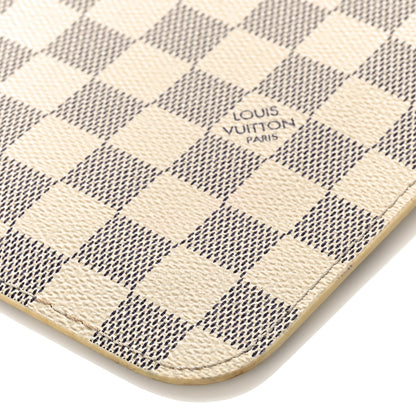 Louis Vuitton Damier Azur Neverfull MM GM Pochette Rose Ballerine 9 of 11