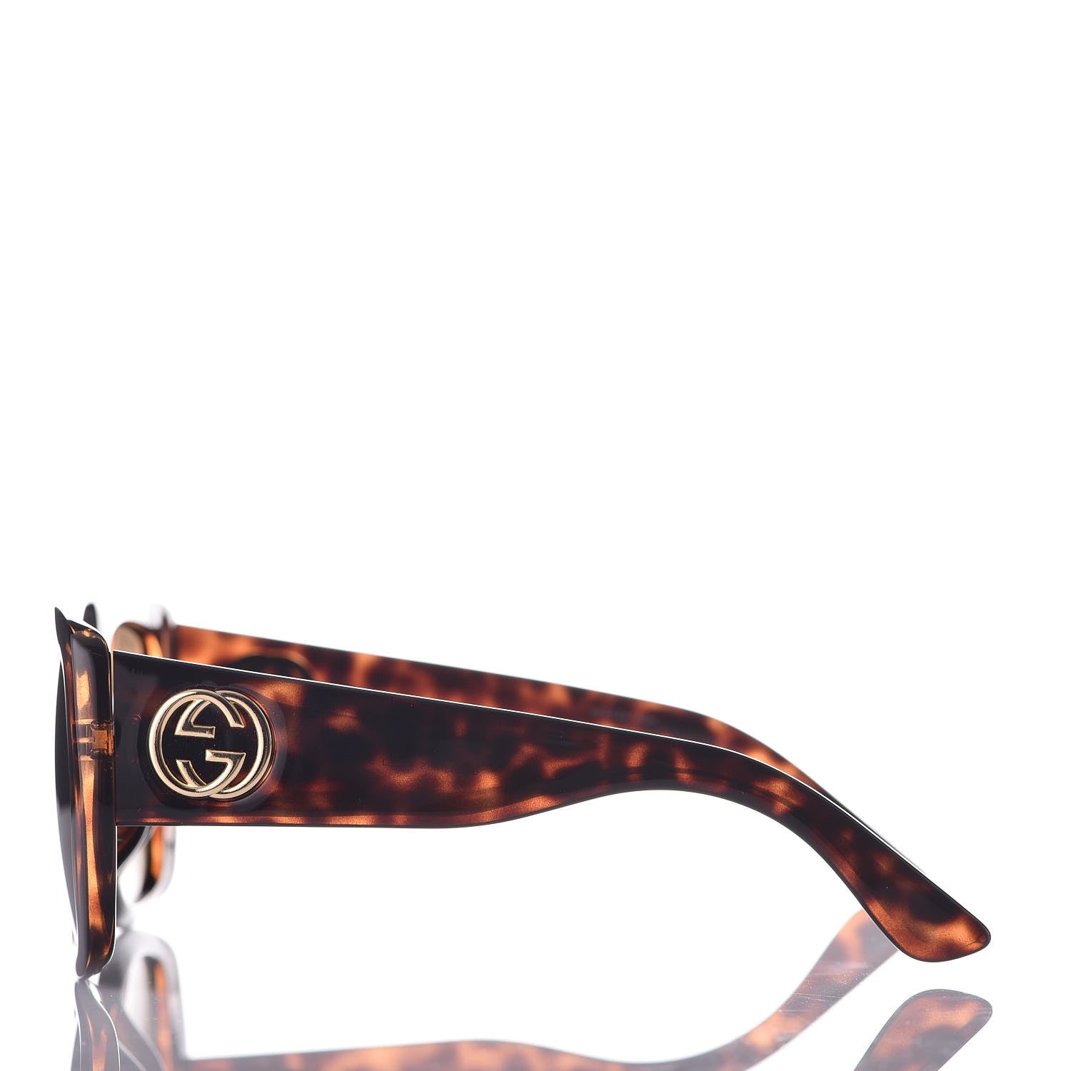 Gucci Acetate Optyl Square Sunglasses GG3837/F/S Dark Tortoiseshell 3 of 8