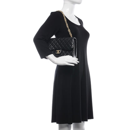 Chanel Lambskin Quilted Medium Westminster Pearl Flap Black 2 of 7