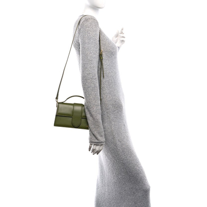 Jacquemus Smooth Calfskin Le Grand Bambino Khaki 3 of 9