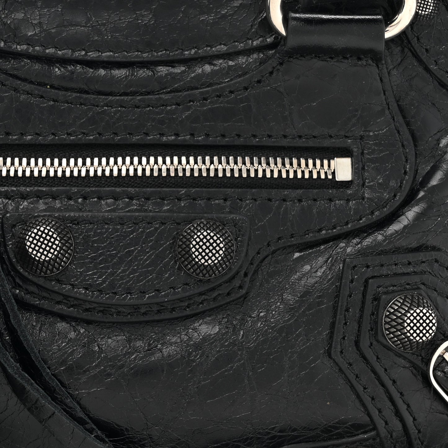 Agneau Arena Neo Cagole Mini Handbag Black