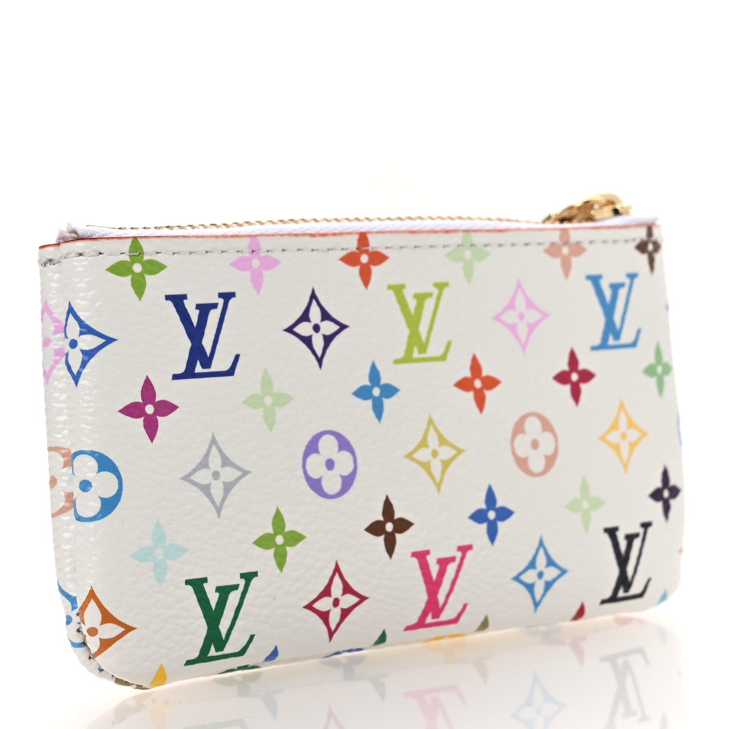 Louis Vuitton LV X TM Monogram Multicolor Key Pouch White 4 of 8