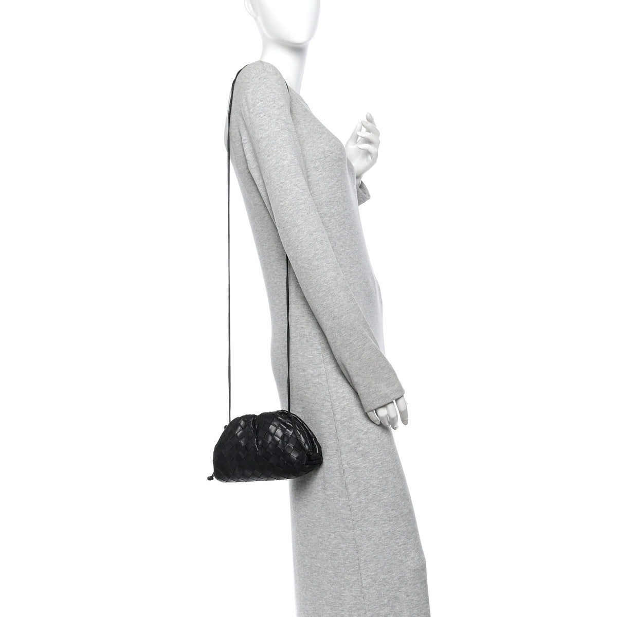 Nappa Intrecciato The Mini Pouch Black