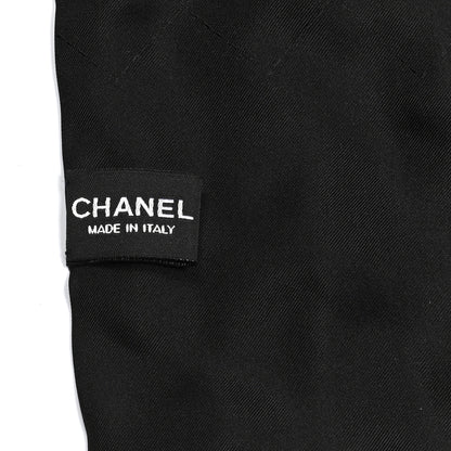 Chanel Silk Crystal Scarf Black 4 of 4