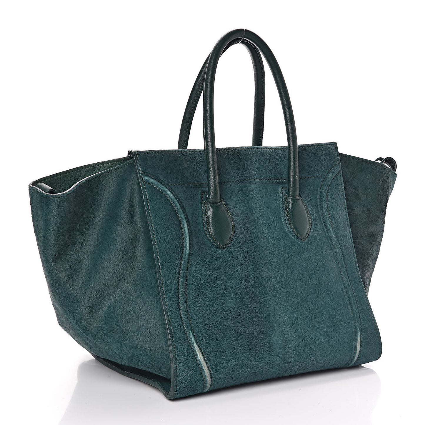 Pony Hair Small Phantom Luggage Jade
