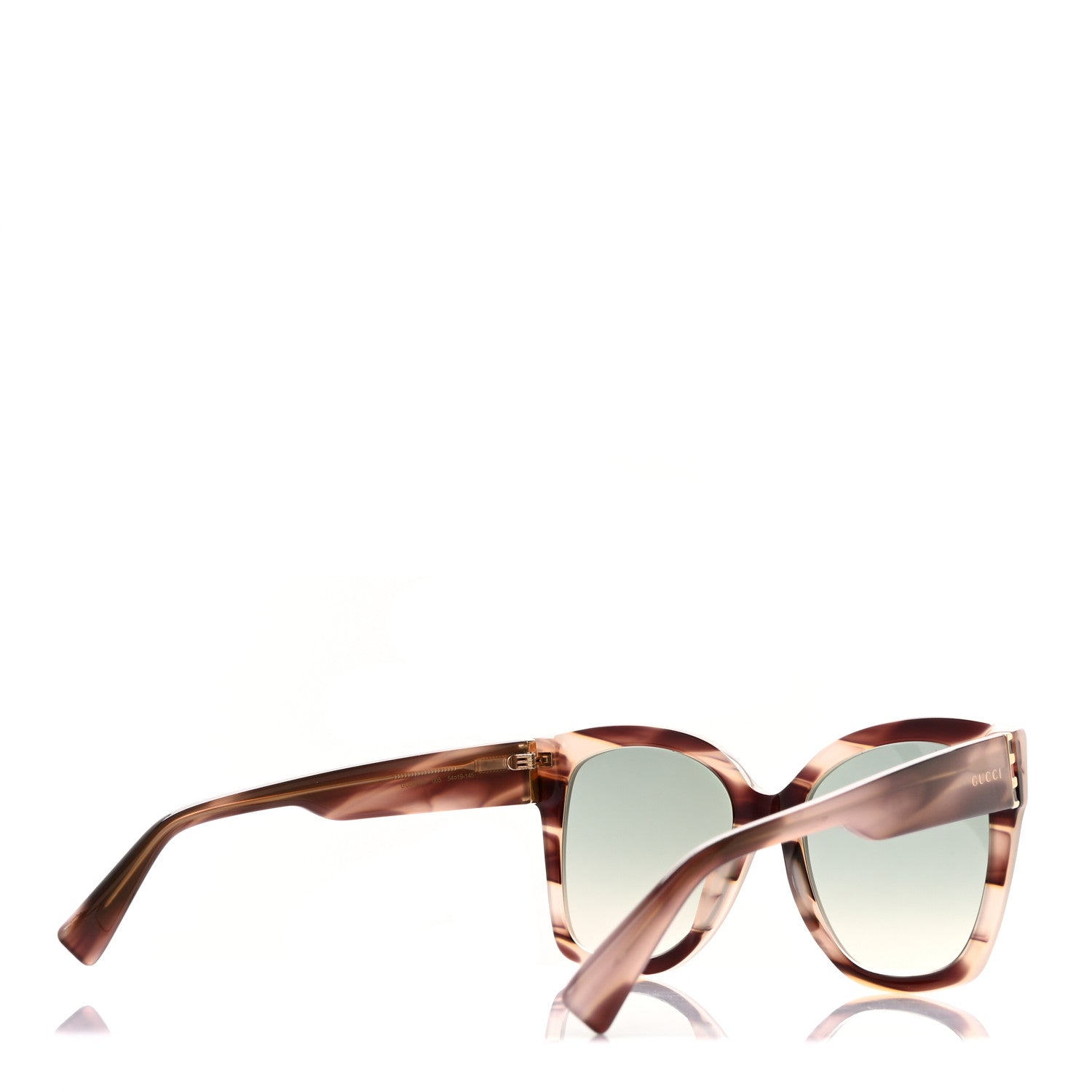 Gucci Acetate Square Frame Sunglasses GG0459S Tortoise Grey 4 of 9