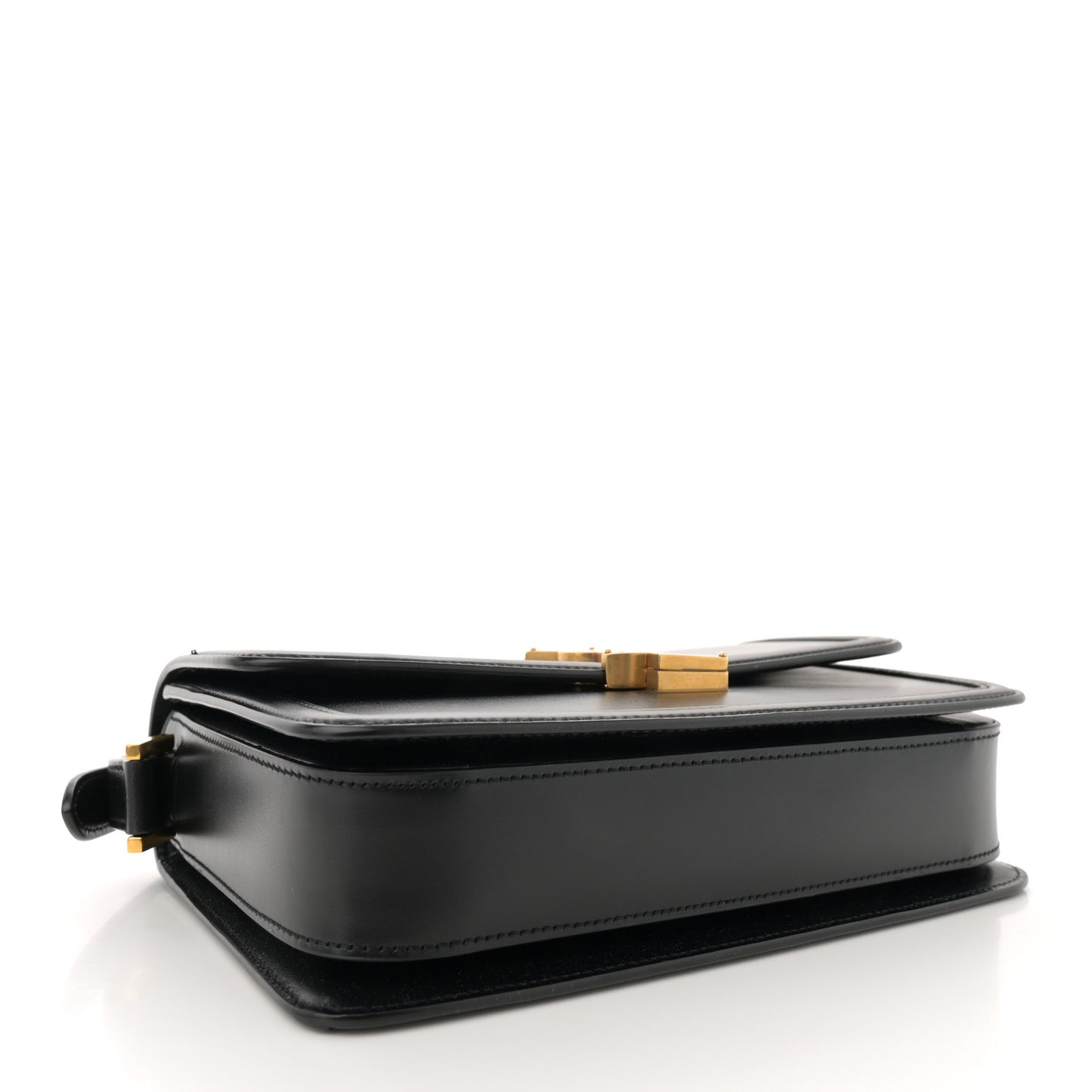 Box Calfskin Monogram Medium Solferino Satchel Black