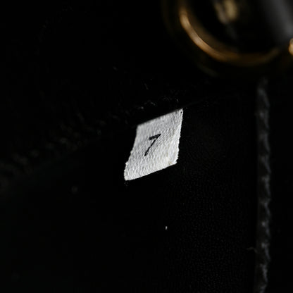 Prada City Calfskin Medium Metal Triangle Logo Bag Black 7 of 10