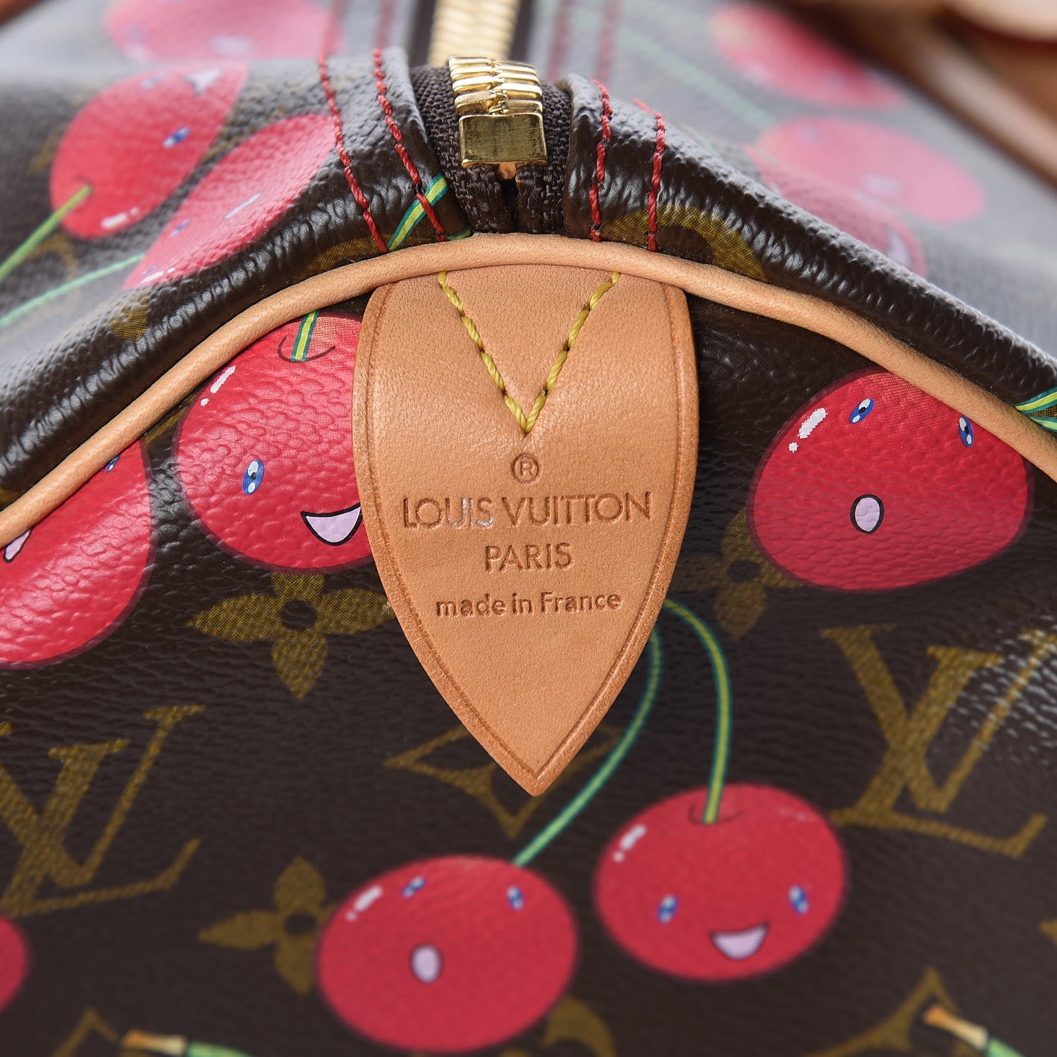 Louis Vuitton Monogram Cerises Keepall 45 7 of 20