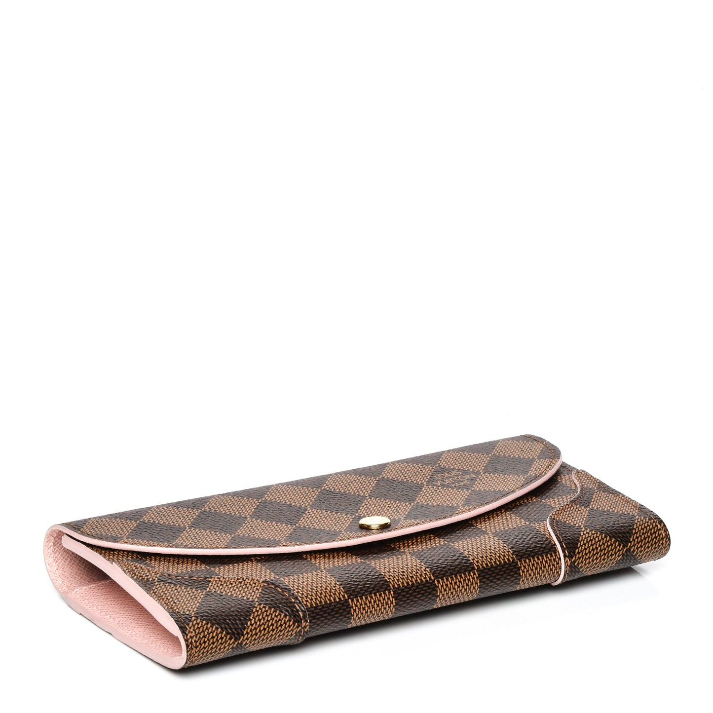 Damier Ebene Caissa Wallet Rose Ballerine